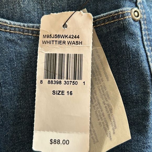 NYDJ Not Your Daughters Jeans Ariel Crop Capri Embroidered Whittier wash size 16 - Picture 2 of 7